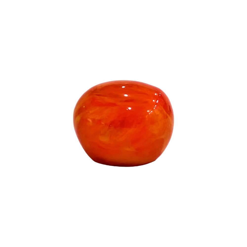 CAP - RESIN ROUND ORANGE